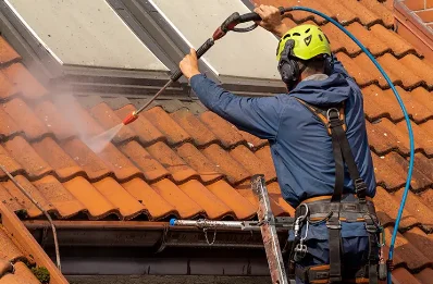 Démoussage et hydrofuge de toiture à Éternoz